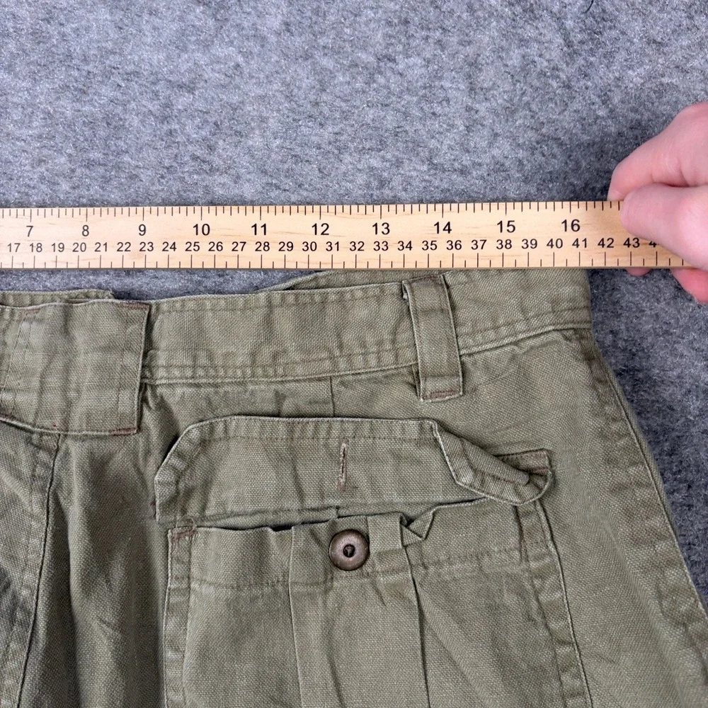 Ash Creek Trading Cargo Shorts Mens‎ 34 Green Utility Gorpcore Hiking Outdoor